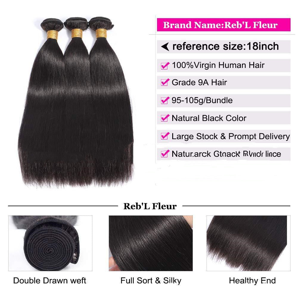 100% Virgin Straight Human Hair Bundles